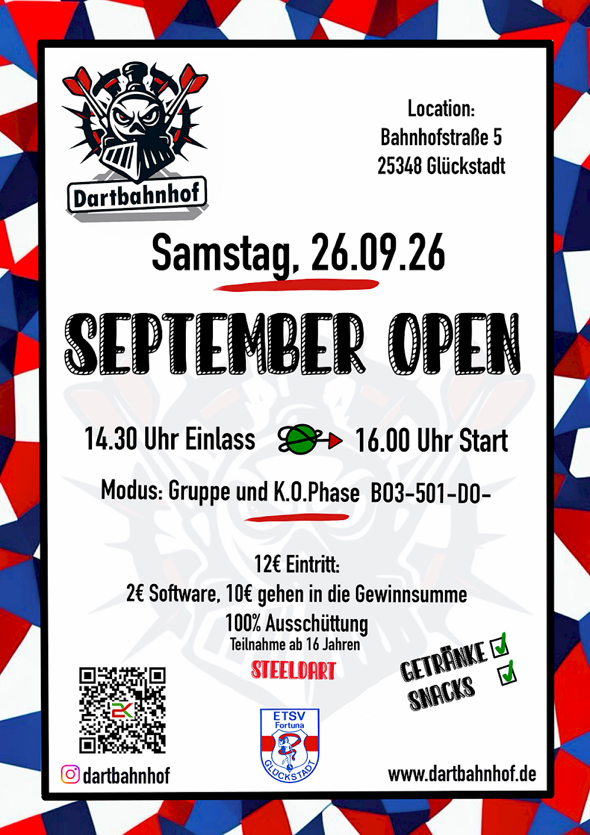 September Open im  Dartbahnhof